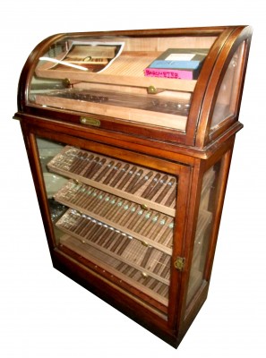 GLASS CABINET HUMIDOR