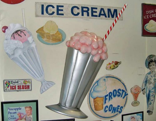 ASST.ICE CREAM SIGNS