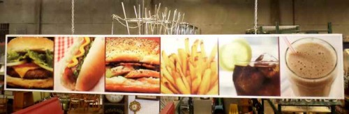 MODERN FOOD MENU BOARD