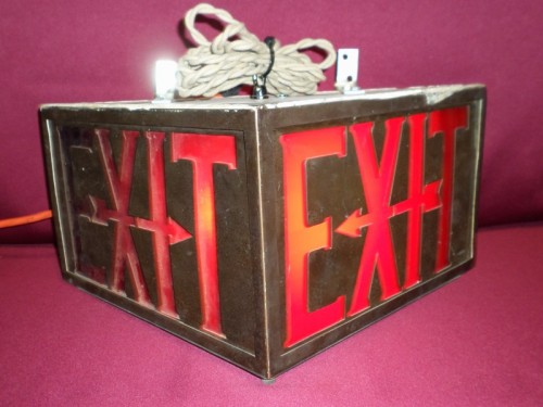 EXIT SIGN