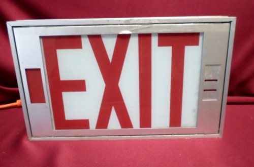 MODERN EXIT SIGN