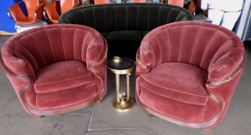 MOHAIR CLUB CHAIRS