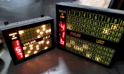 KENO BOARDS