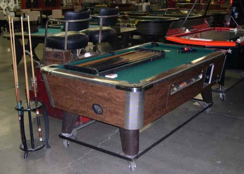 Coin Op Pool Table In Bar, What Is Bar Size Pool Table