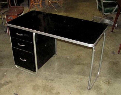 BLACK OFFICE DESK