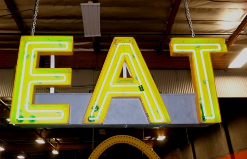 EAT NEON SIGN