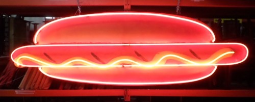 HOT DOG NEON SIGN