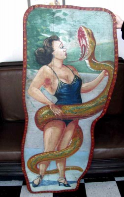 WOMAN SNAKE CHARMER