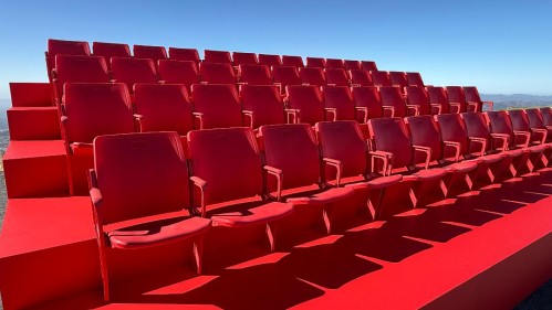 RED STADIUM SEATS
